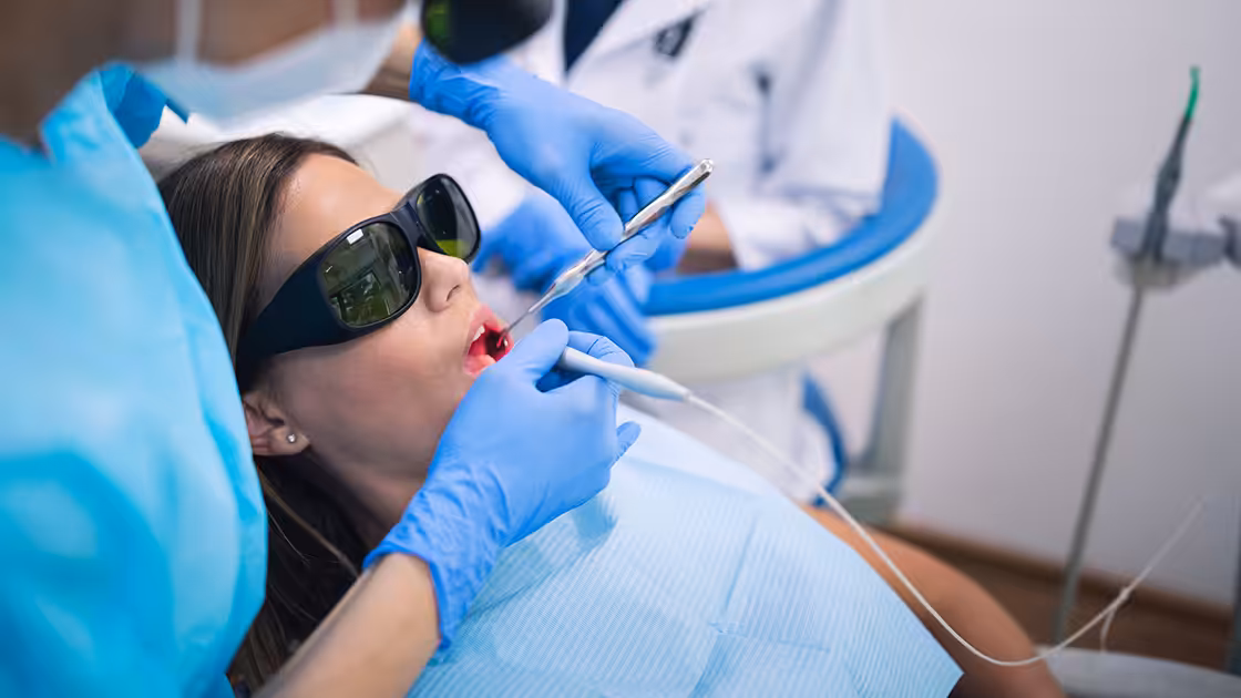 Laser treatment photo